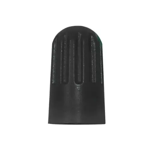 [03-00813] Long Black Plastic TPMS Valve Cap w/ Seal - 100 per Box #468-74921