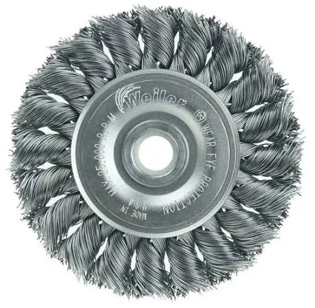 [07-01881] 3-1/4" STANDARD TWIST KNOT WIRE WHEEL #535-14170
