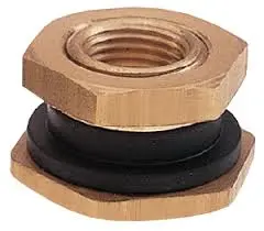 [03-00450] LARGE BORE RIM SPUD (BASE) 1-1/16" Height  TR-SP-2 #H-41 (465-00702)