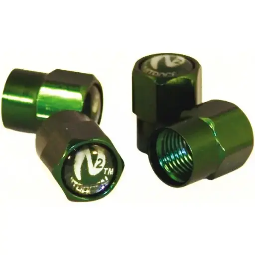 [03-00817] Green Nitrogen Indicating Aluminum Valve Cap #468-59019