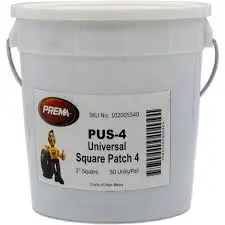 [01-02108] UNIVERSAL SQUARE 3" PATCH PUS-4 (50ea/box)